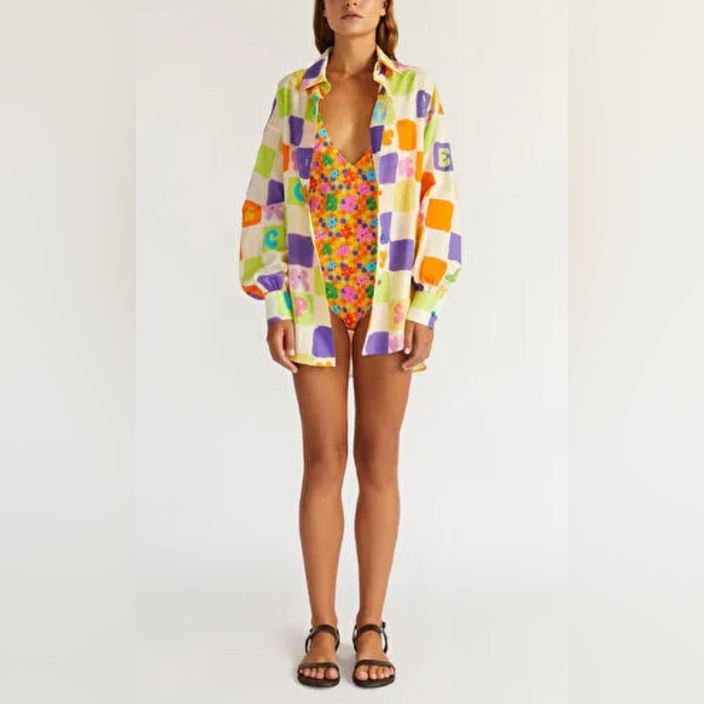 Siedres x PSC  Ora Multi Color Shirt Small